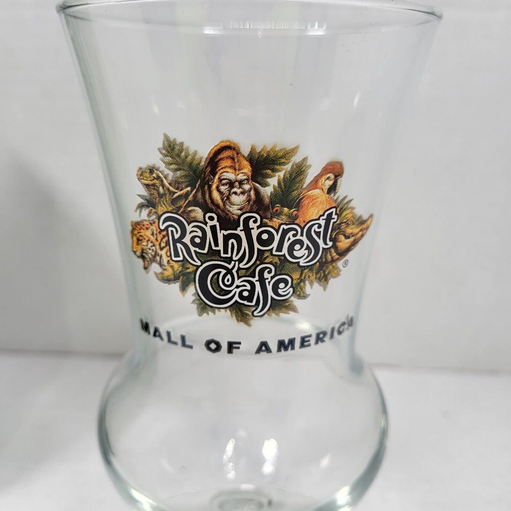 Rainforest Cafe Mall of America Souvenir Collectible‎ Glass in Box - Picture 2 of 6